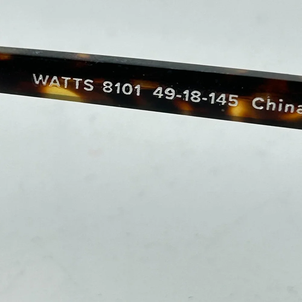 Warby‎ Parker Watts 8101 Unisex Eyeglasses Frame Black Full Rim 49-18-145 mm